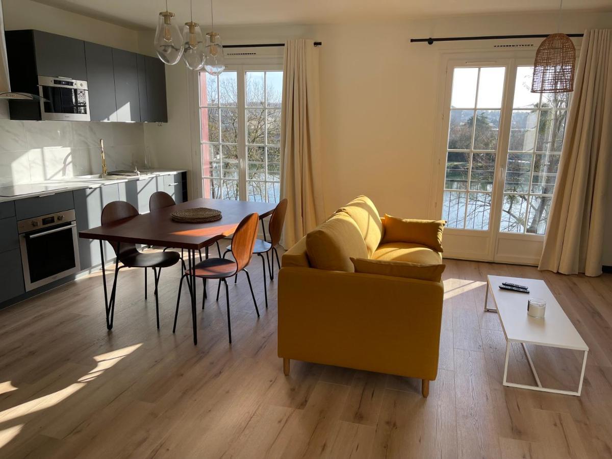 Ambiance Seine, Appartement Lumineux En Bordure De Seine - Chouette Thomery Bagian luar foto