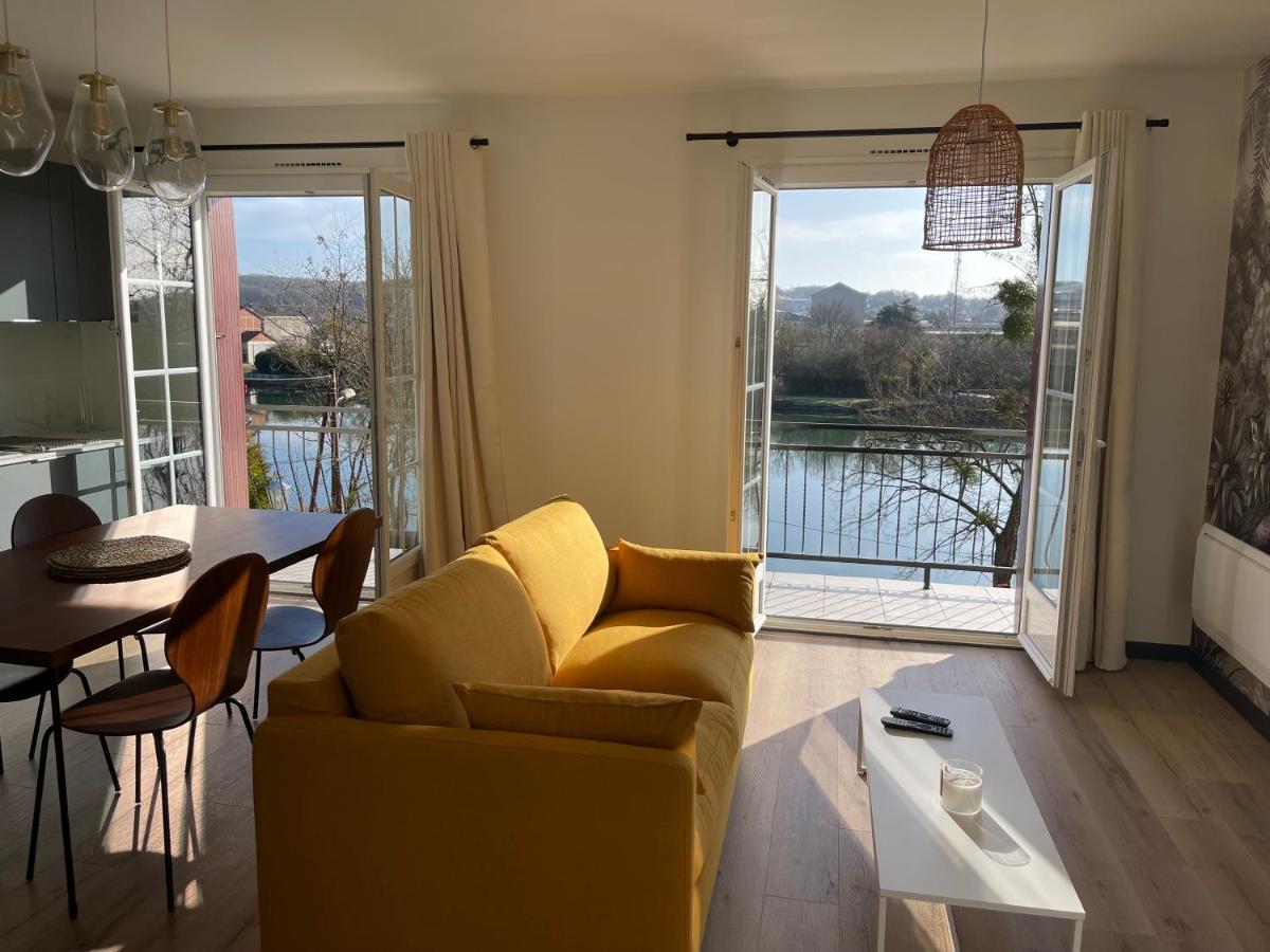 Ambiance Seine, Appartement Lumineux En Bordure De Seine - Chouette Thomery Bagian luar foto