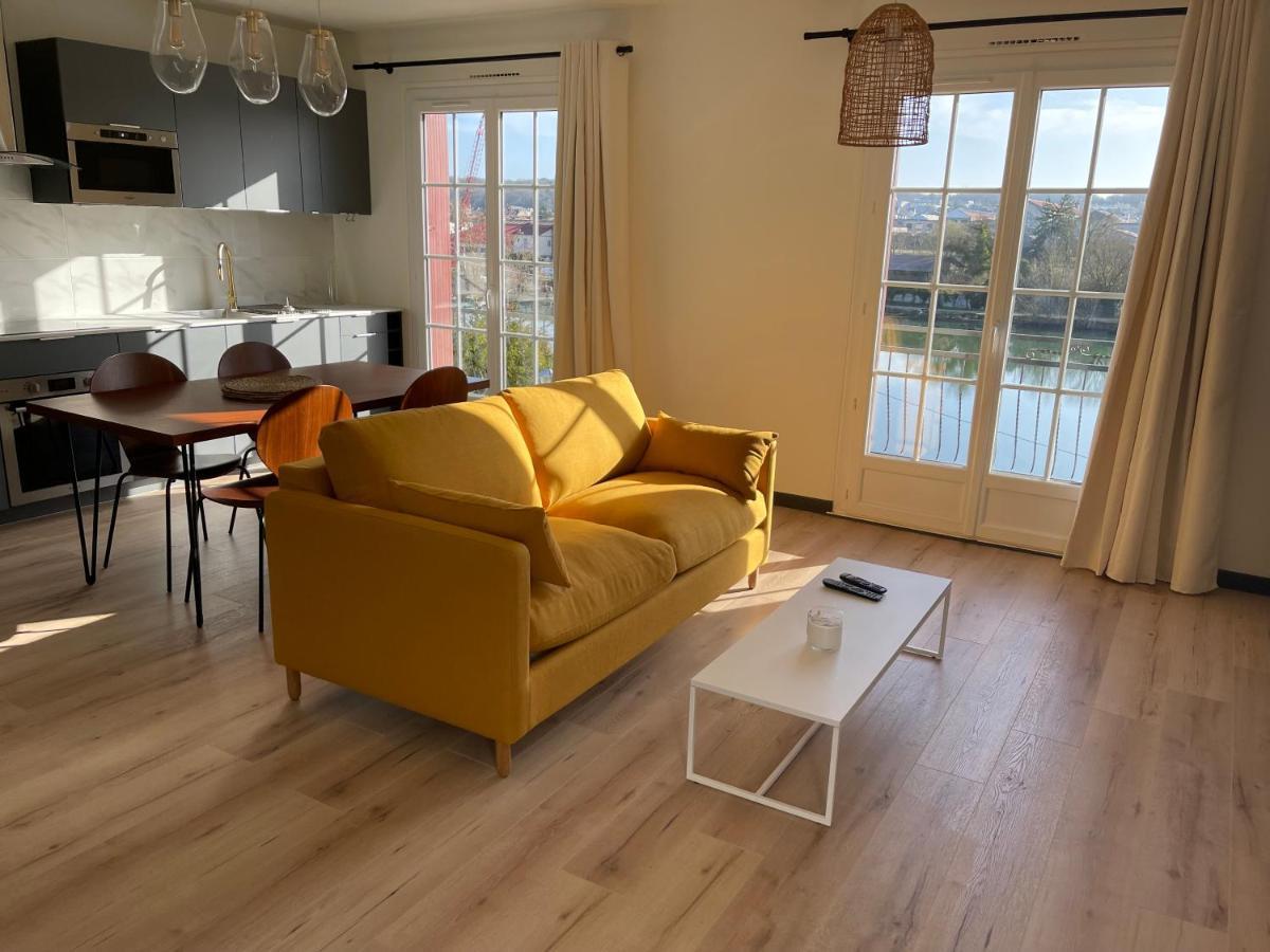 Ambiance Seine, Appartement Lumineux En Bordure De Seine - Chouette Thomery Bagian luar foto