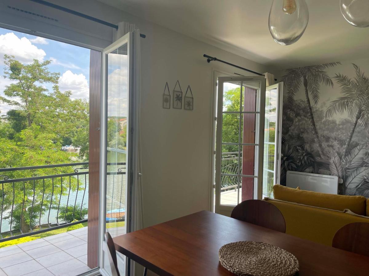 Ambiance Seine, Appartement Lumineux En Bordure De Seine - Chouette Thomery Bagian luar foto